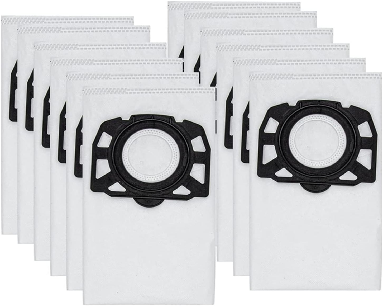 12 Sacs D'Aspirateur Kfi 357 Pour Kärcher Kwd1, Kwd2, Kwd3,wd2 Plus, Wd3,se 4001, Se 4002, 2.863-006.0