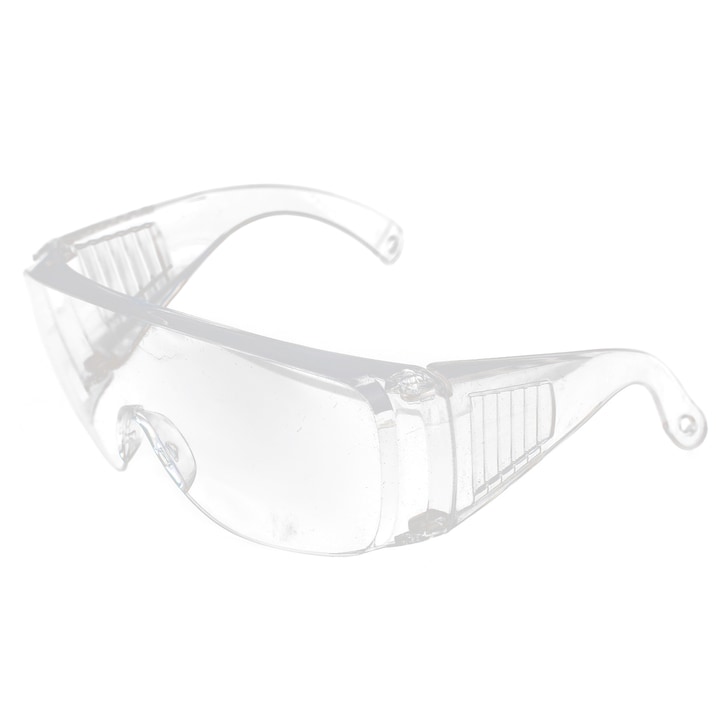 Set 10 Ochelari De Protectie, Impact-rezistenti, Pentru Munca, Ciclism, Ajustabili, Alb