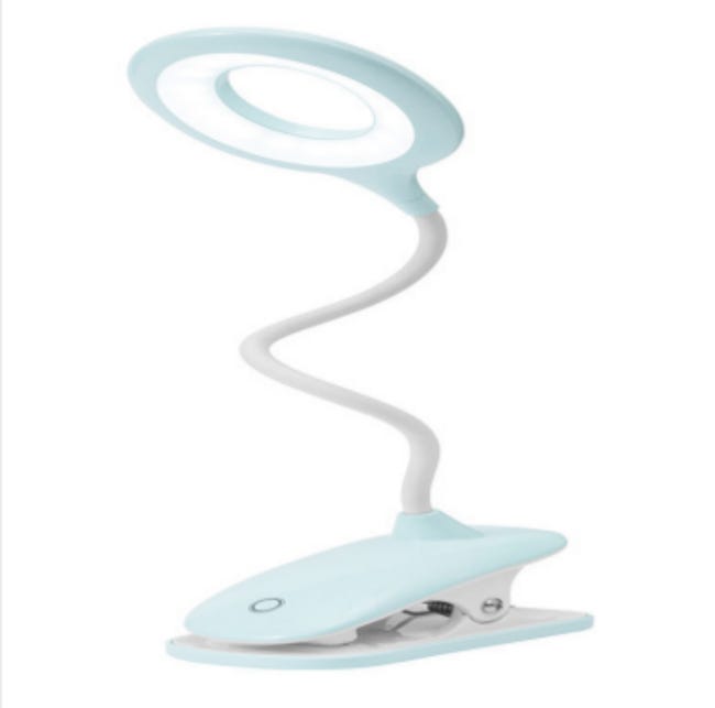 Lampe De Lecture Lampes Led Clips Lampe De Bureau Pour Enfant Avec Cou Flexible Usb Rechargeable Liseuses Étudier Le Travail