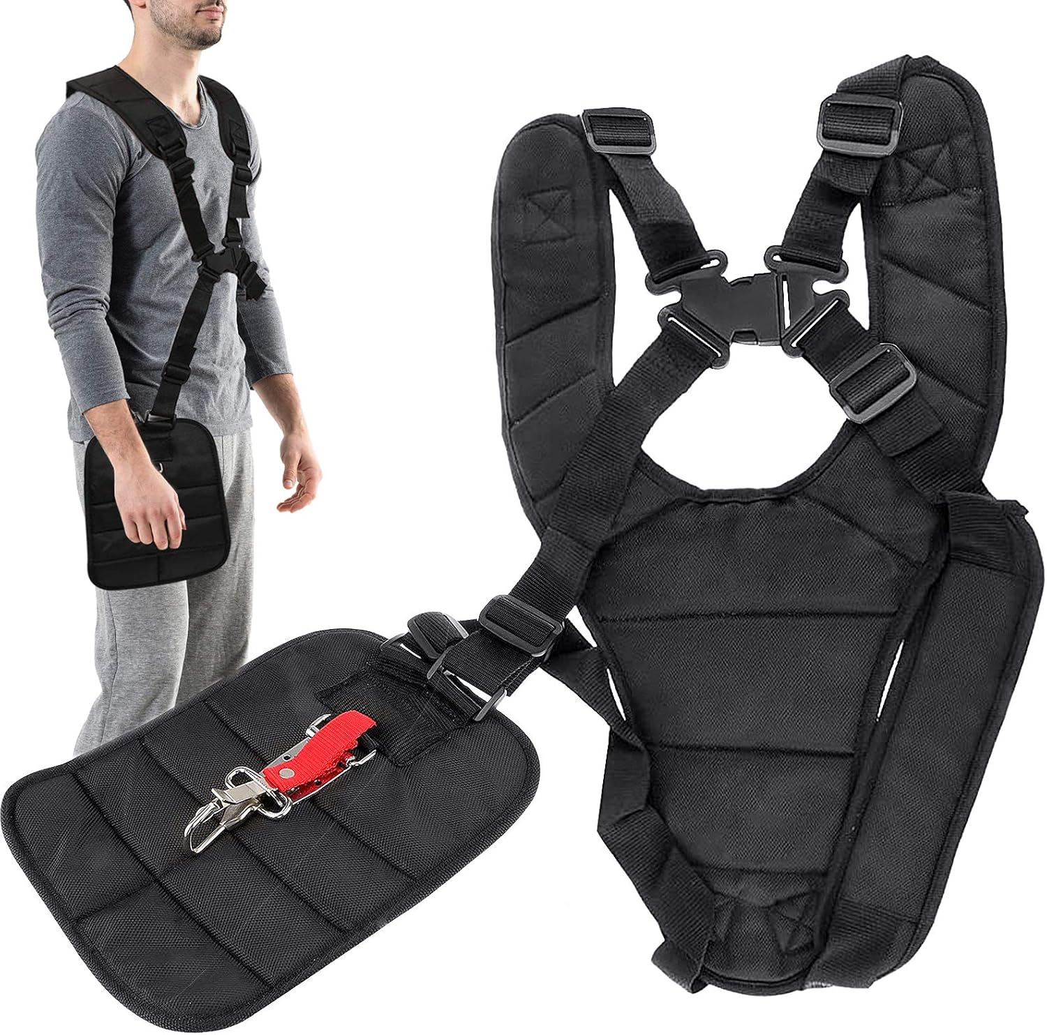 Sangle De Transport Bandoulière Pour Débroussailleuse, Double Bandoulière Bandoulière Pour Débroussailleuse Débroussailleuse