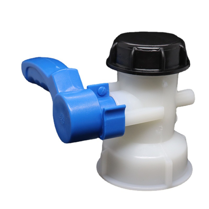 Adaptateur De Réservoir Ibc 75mm Dn50 Vanne À Papillons De Vidange Raccords De Vidange Pour Carburant À Huile, Vanne De Tonne