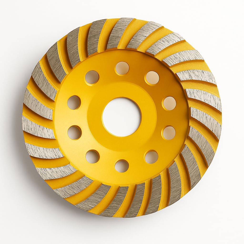 Disque De Ponçage Diamanté Pour Béton, Poinçonnage, Plaque De Ponçage 125 X 22,2 Mm Pour Le Façonnage De Surfaces En Béton, Granit, Pierre Et Maçonnerie De Briques