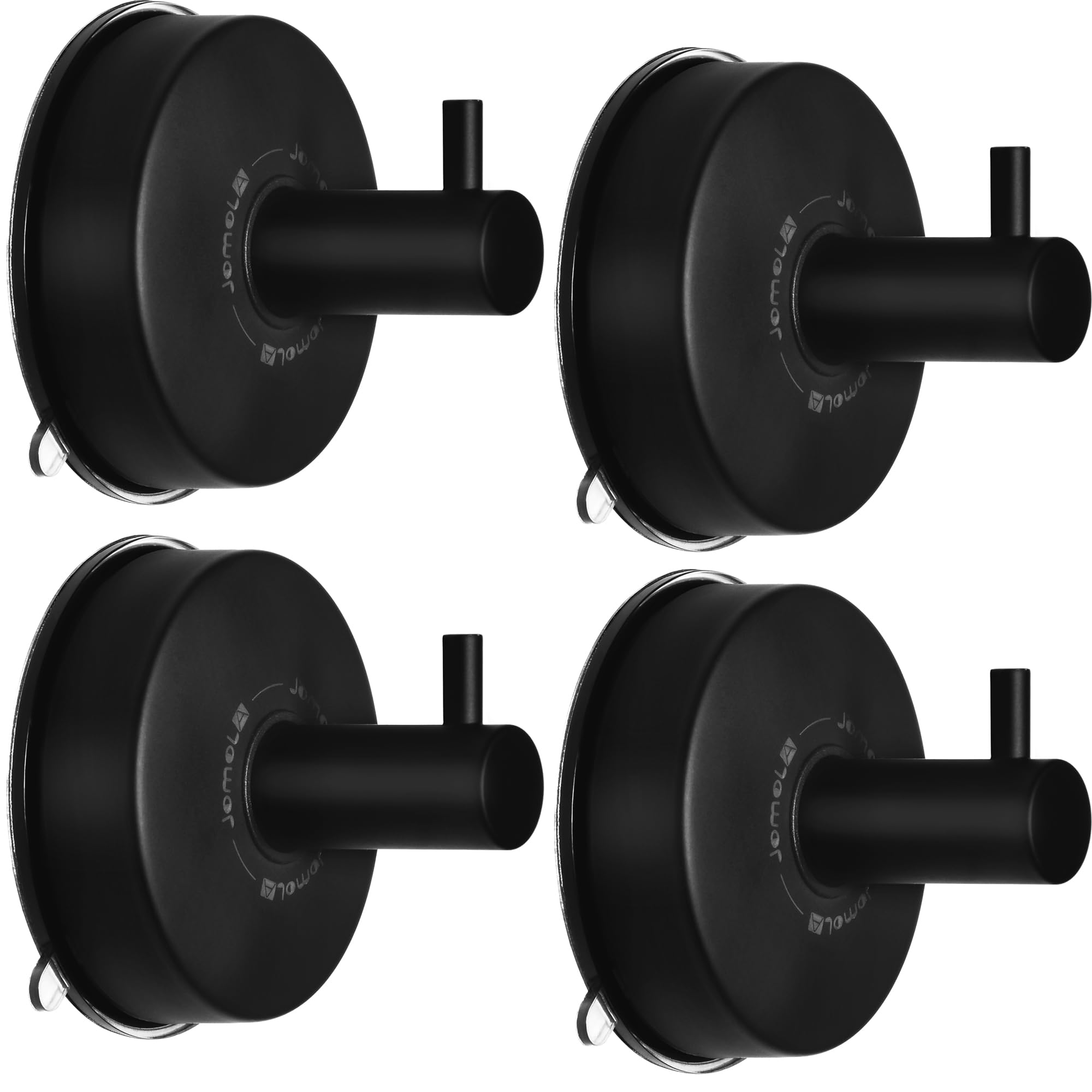 Gancho De Ventosa Para Banheiro E Cozinha,4 Peças - Aderente,resistente,inox Para Toalhas E Roupas