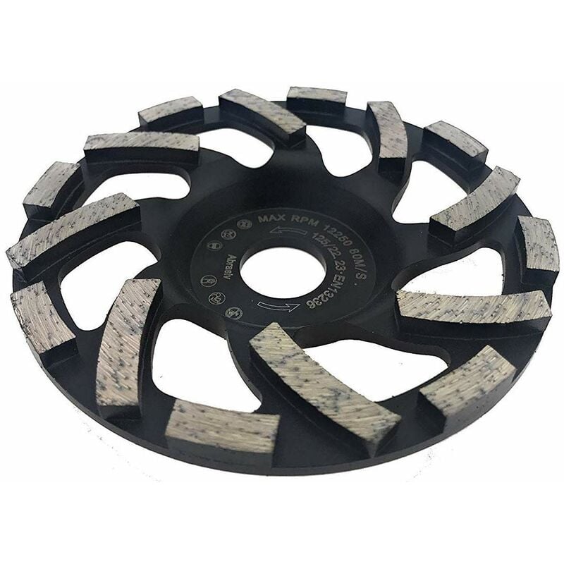 Qualité Professionnelle Disque Diamant À Meuler Abrasivement 125 X 22,2 Mm Diamant Meule