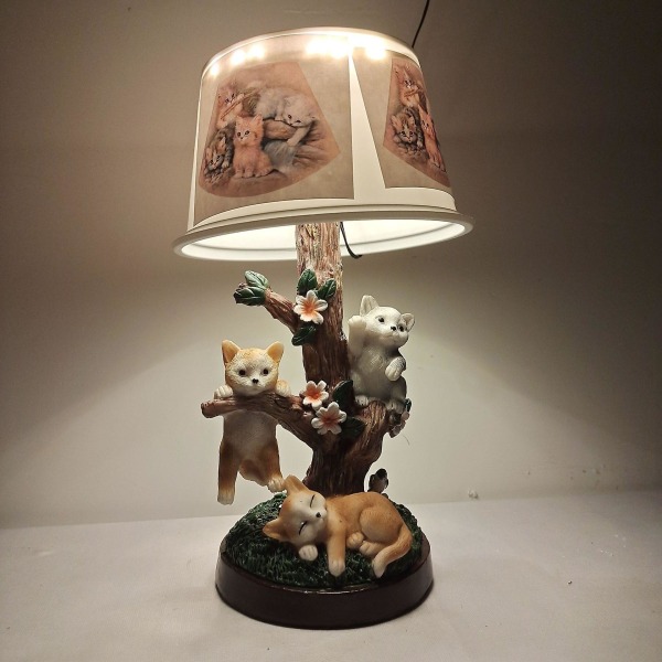 Unik Usb Bordslampa - Hartshantverk Med Lekfullt Print Style C