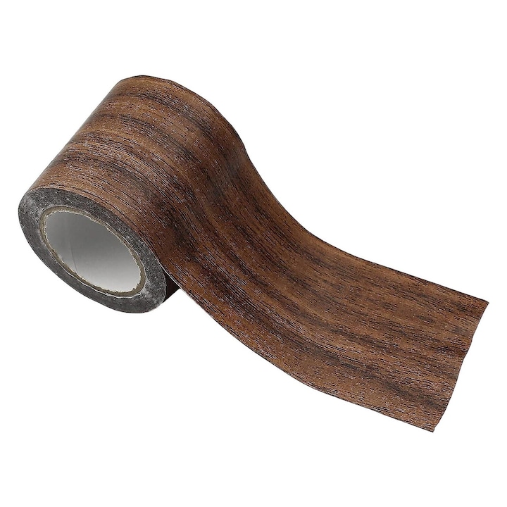 Bande Adhésive Pour Réparation De Meuble, Qttvbtna, Efect Lemn, 8 Cm X 4,57 M, Maro Inchis