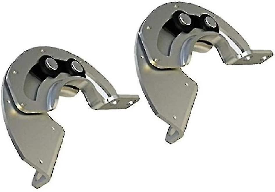 Set Of 2 90-degree Concealed Hinges For Industrial Equipment Cabinets - Fixed Carbon Steel