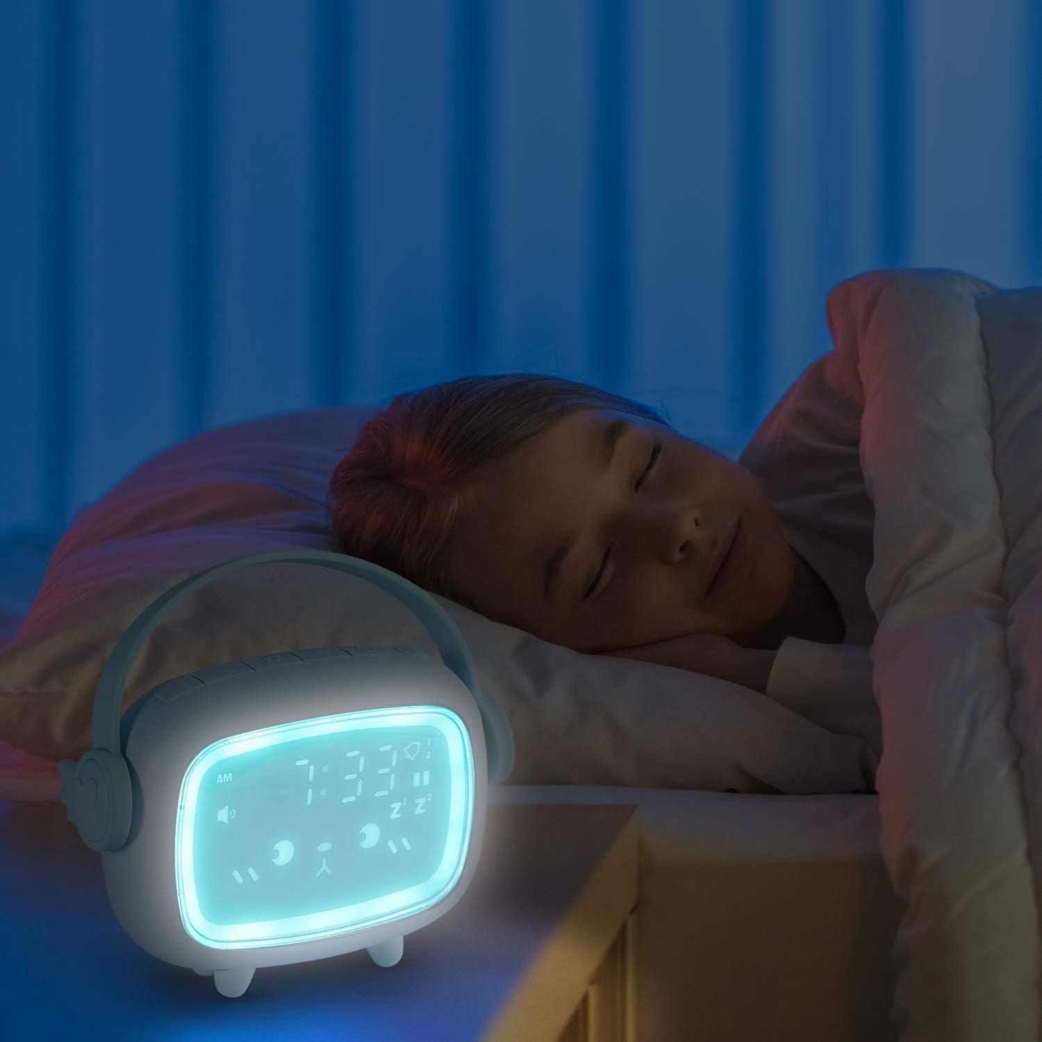 Réveil Bleu Pour Chambre De Garçon, Aide Au Sommeil, Réveil Et Veilleuse