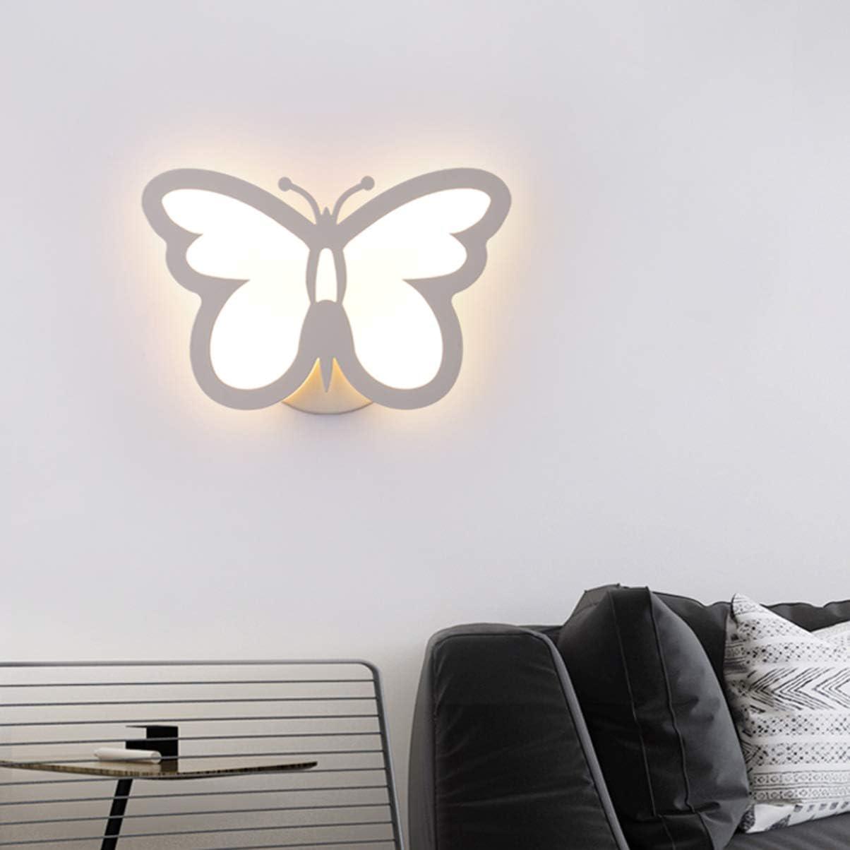 Applique Murale Papillon Led Blanc Chaud 12 W [classe Énergétique A+]