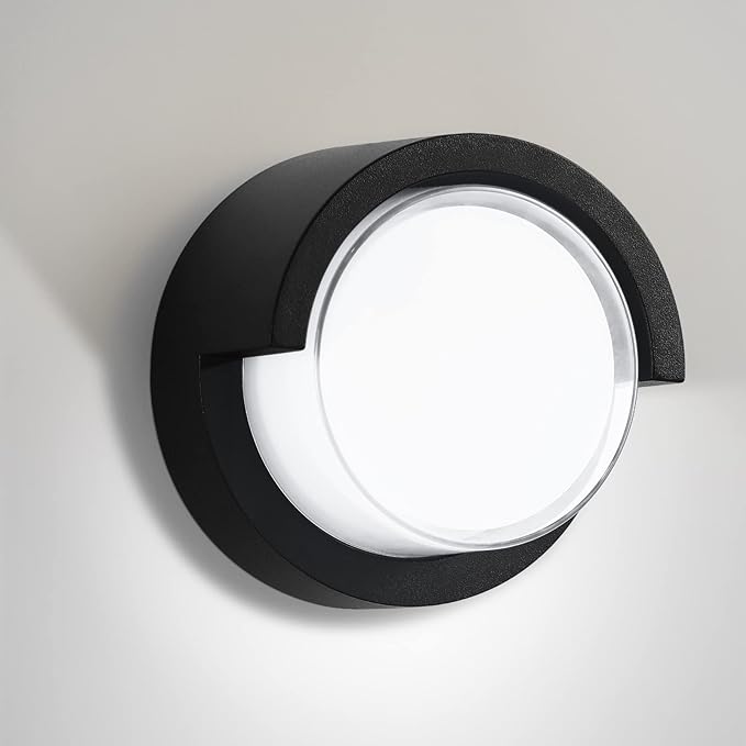 Applique Murale Extérieure Étanche À Led, Éclairage De Jardin Blanc 12 W