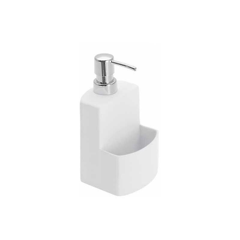 Un Flacon De Savon En Résine Peut Contenir Une Boule De Fil D'Acier Savonneux Pour Nettoyer Une Éponge De Cuisine Ou De Salle De Bain D'Hôtel.