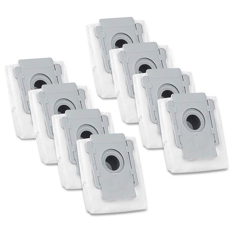 [8 Pièces] Sacs À Poussière Compatibles Avec L'Aspirateur Robot Irobot Roomba I3/i7/i7+/e5/e6/e7/s9 - Accessoires Et Pièces Détachées Pour Le Nettoyage Des Saletés