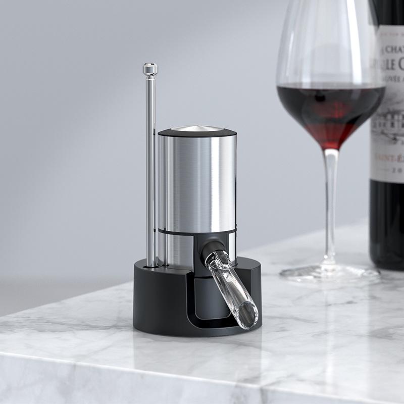 Distributeur D'Air Comprimé Électrique Portable Avec Support Intelligent Pour Vin Rouge Et Vin