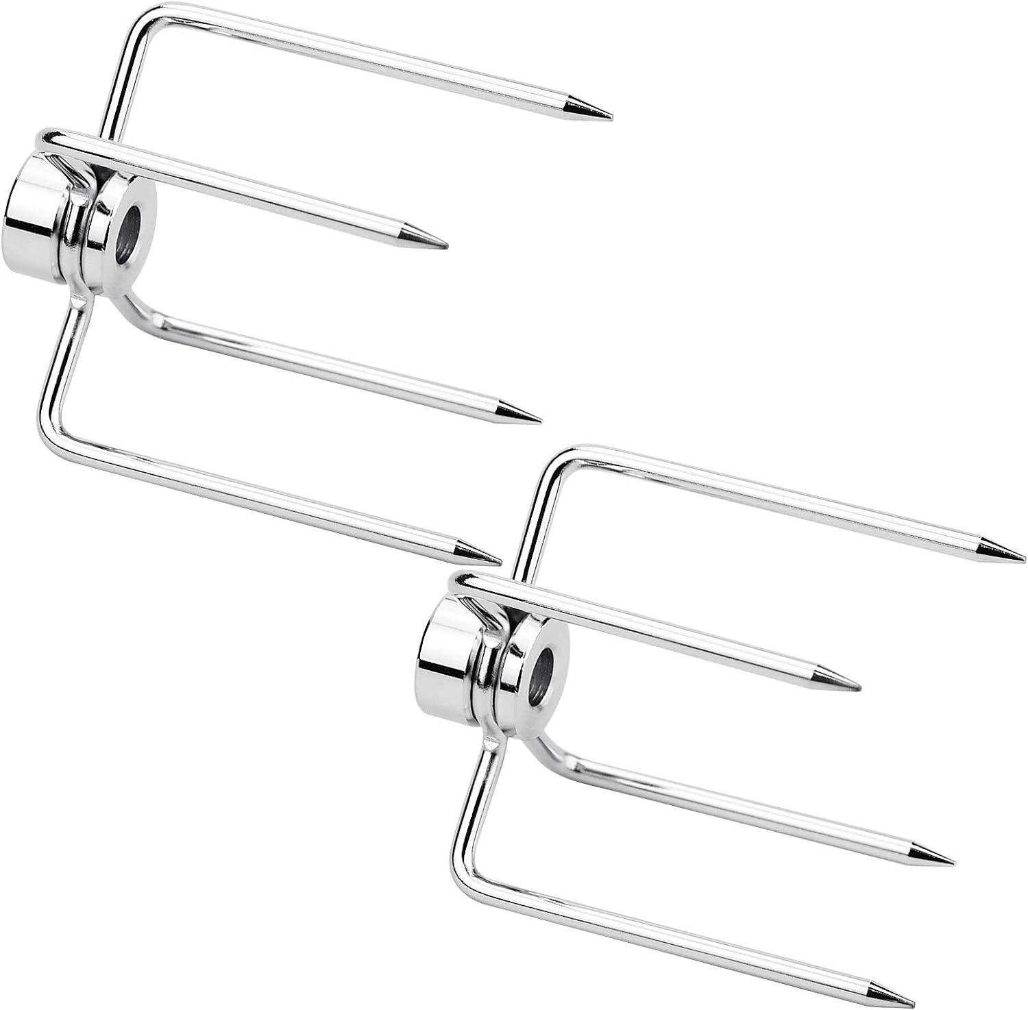 2 Fourchettes À Rôtir Pour Barbecue
