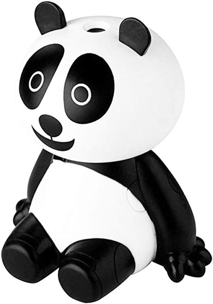 Humidificateur, Diffuseur, Purificateur Et Vaporisateur D'Air En Forme De Panda, Avec Câble Mini Usb Portable, Idéal Pour Le Bureau, Le Salon Et La Chambre De Bébé Ou D'Enfant.