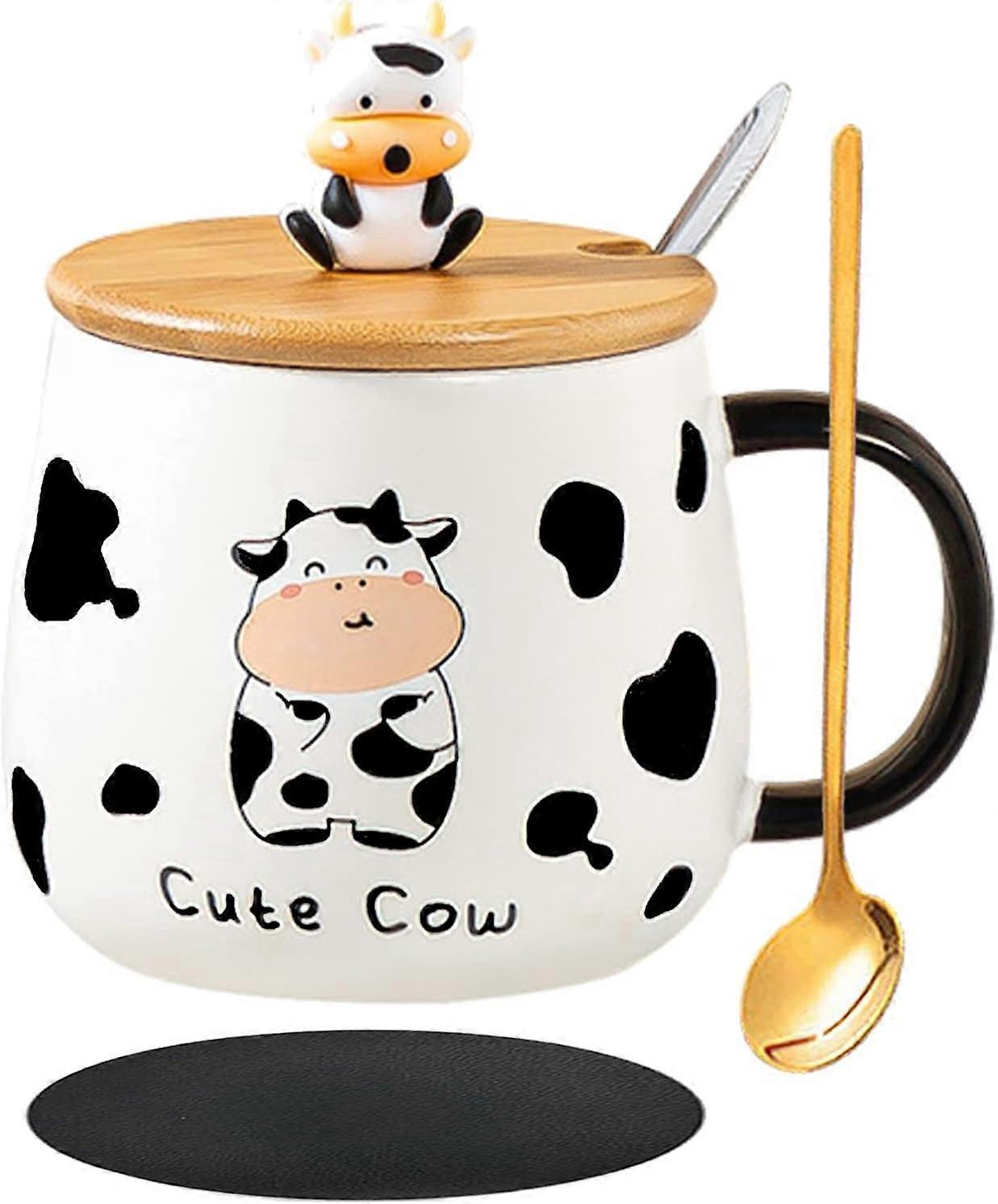 Mug Vache 2025, Mug À Café Vache, Cadeau, 400 Ml, Tasse À Thé En Céramique
