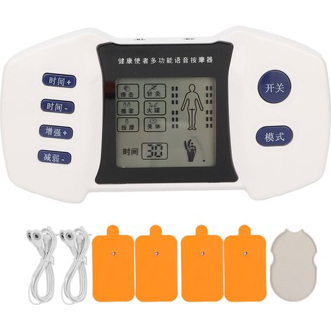 Stimulateur Musculaire Électrique Numérique Avec Fonction Vocale Et Massage Par Impulsions