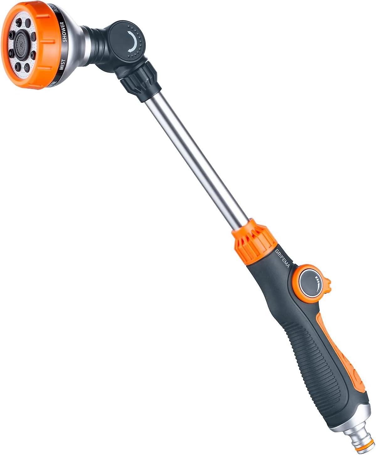 Adjustable 8-pattern Watering Gun With Controllable Flow For Car Washing, Yard Cleaning, And Garden Watering