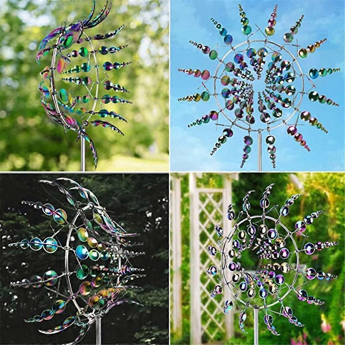 Magical Metal Wind Spinner, Ornament Spinners, Windmill For Garden,e