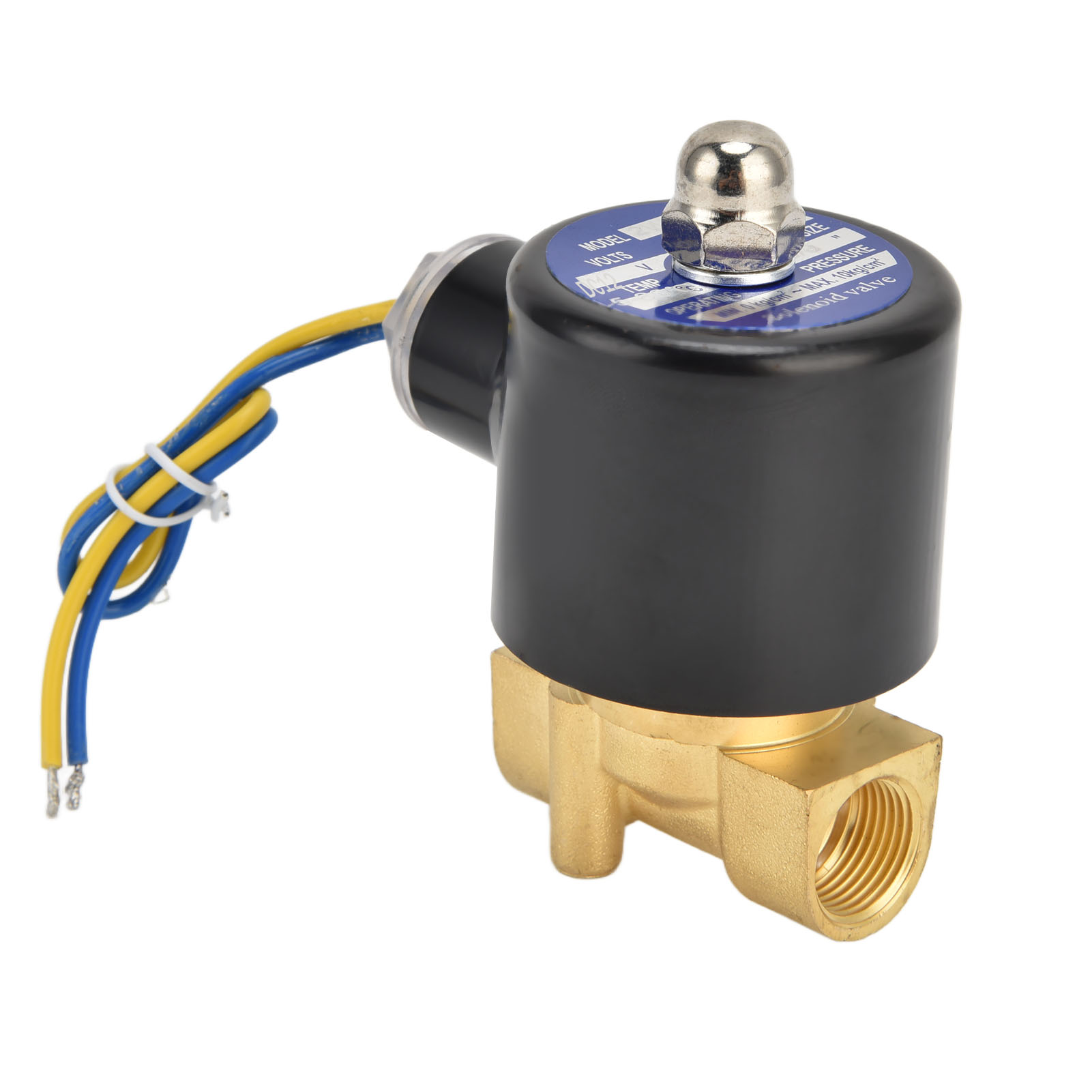 Electrovanne 2w-040-10 G3/8 En Laiton À Membrane Normalement Fermée Pour Eau Air Huile 12v Dc