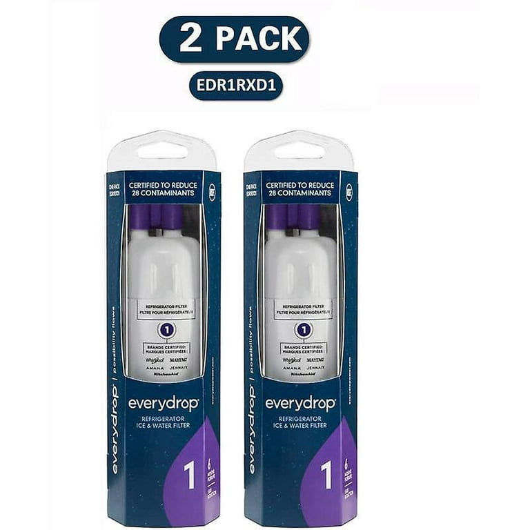 Filtre À Eau Glacée Everydrop By Whirlpool (1 Unité, Référence Edr1rxd1), Violet