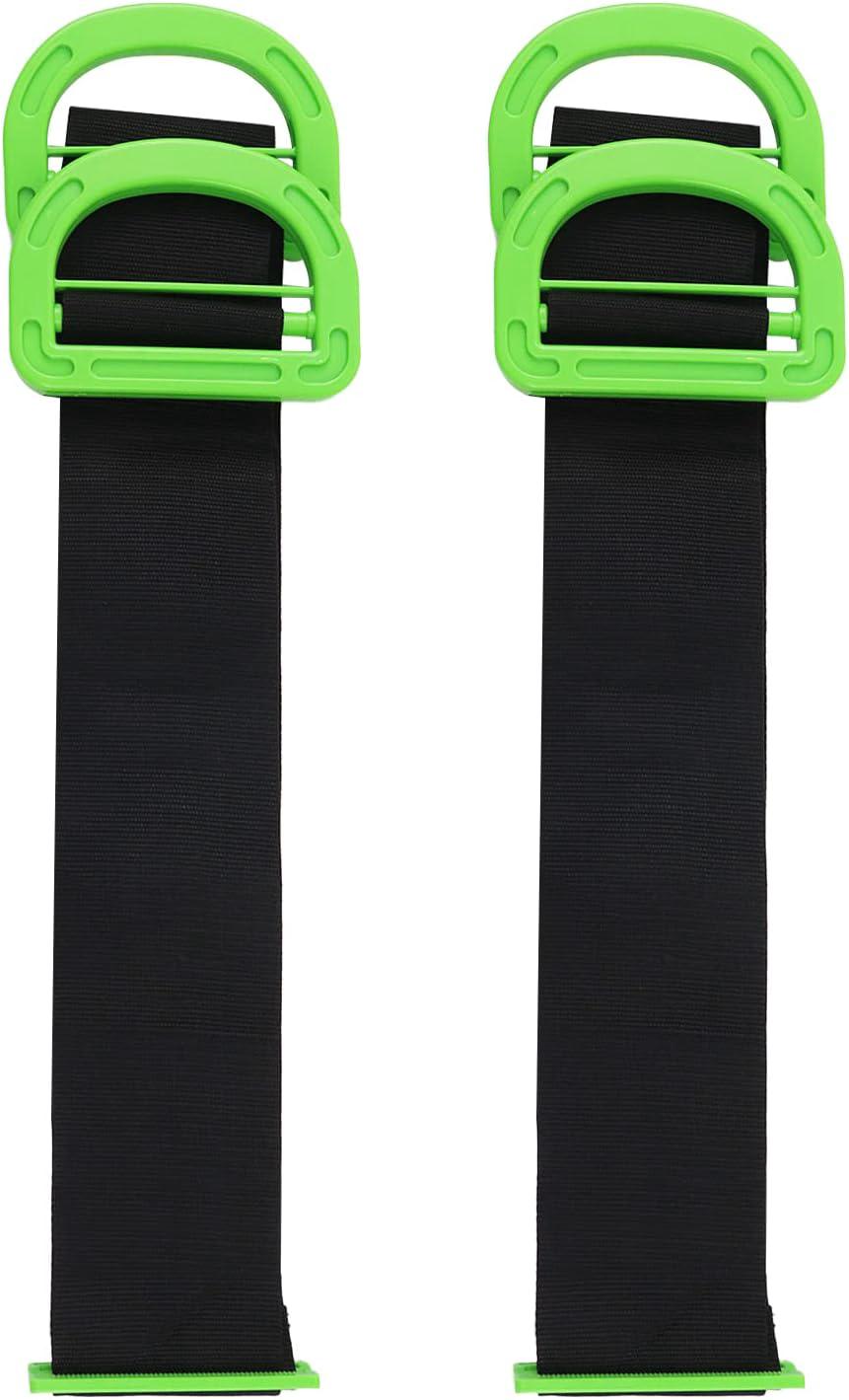 Sangles Mobiles (2 Pièces), Sangles Extensibles Pour Une Ou Deux Personnes Avec Poignées, Durables, Adaptées À La Manutention D'Objets Lourds Tels Que Des Boîtes, Des Meubles, Des Sacs De Sable, Des M