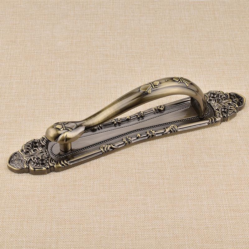 Porte Coulissante Antimétallique, Porte Coulissante Européenne, Accessoires De Tiroir En Fer, Poignée Coulissante, Entraxe De La Poignée Coulissante : 230 Mm