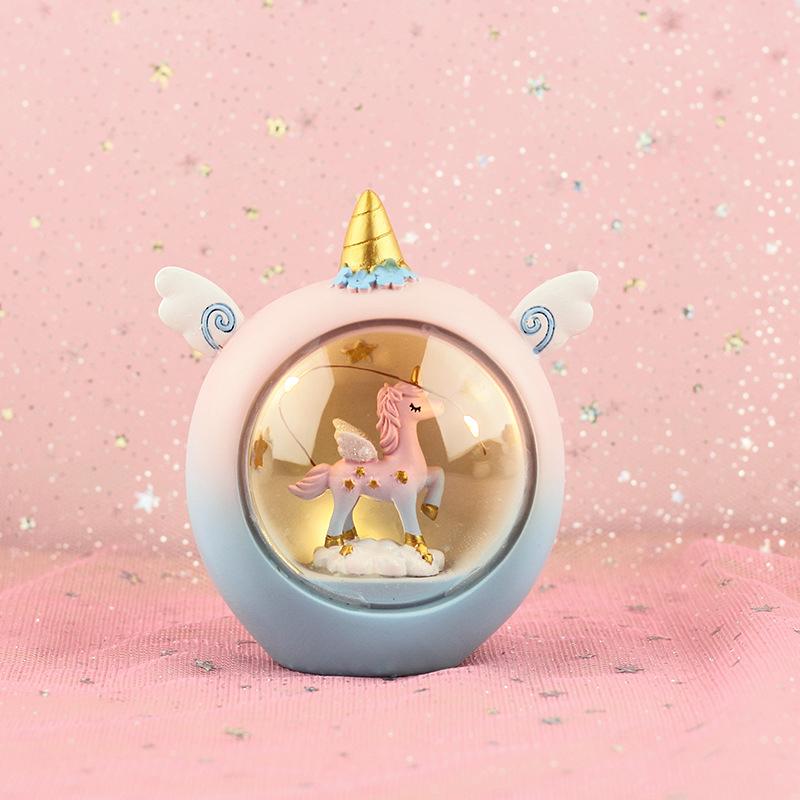 Lampe De Table Créative Et Originale Pour Chambre De Fille, Décoration Cœur, Licorne, Lampe Étoile, Cadeau Pour Étudiante