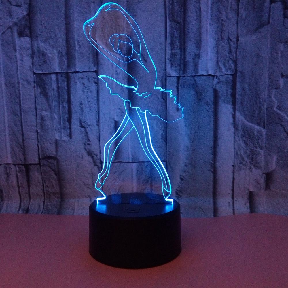 Lumière 3d Ballet 7 Couleurs Touche Lumière Vision 3d Stéréoscopique
