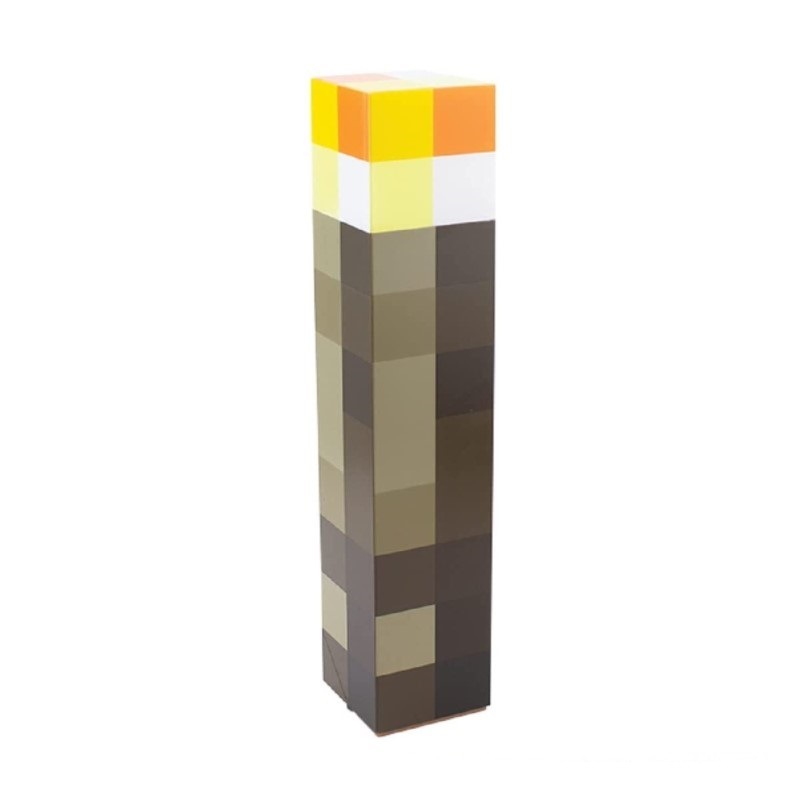 Veilleuse Torche Minecraft, Veilleuse Pour Enfants, Modèle De Lampe Torche Minecraft