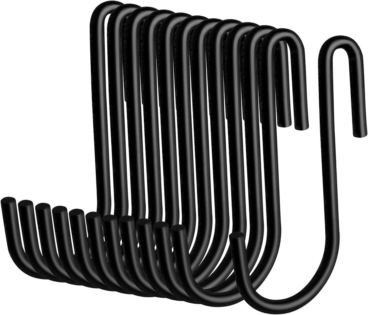 Lot De 12 Crochets En S Ultra-résistants Pour La Cuisine, La Salle De Bain, La Chambre Et Le Bureau : Pour Casseroles, Manteaux, Sacs
