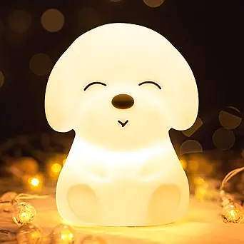 Lampe En Silicone Pour Chiot, Veilleuse Led Rechargeable