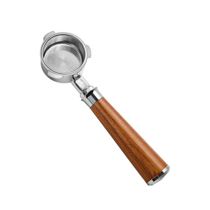 Porte-filtre Expresso Sans Fond 51 Mm Compatible Avec Les Machines À Café Delonghi Dedica Et Smeg, En Acier Inoxydable
