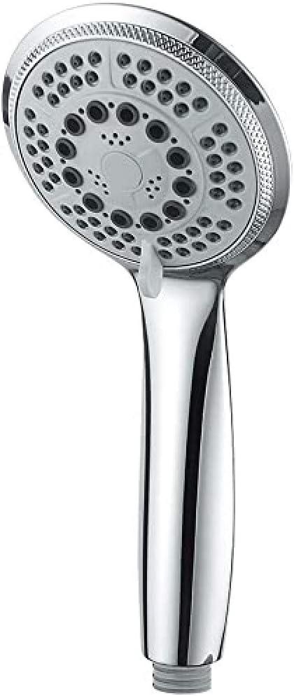 Douchette De Salle De Bain 5 Jets, Pommeau De Douche Moyen (g1/2", 100 Mm), Chromée