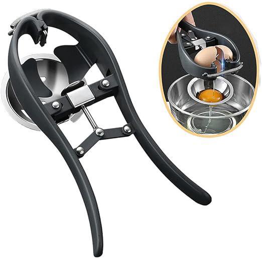 Casse-œufs, Ouvre-œufs En Acier Inoxydable, Outil Automatique Pour Casser Les Œufs, Coupe-coquilles Facile À Utiliser, Séparateur D'Œufs En Acier Inoxydable, Outils De Cuisine Créatifs (argenté)