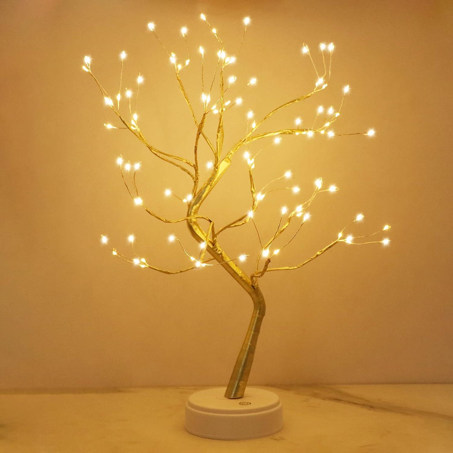 Guirlande Lumineuse Led Pour Sapin, Blanc Chaud, 108 Led Réglables, Pour Décoration De Mariage Et De Fête, Fonctionne Sur Usb Ou Piles