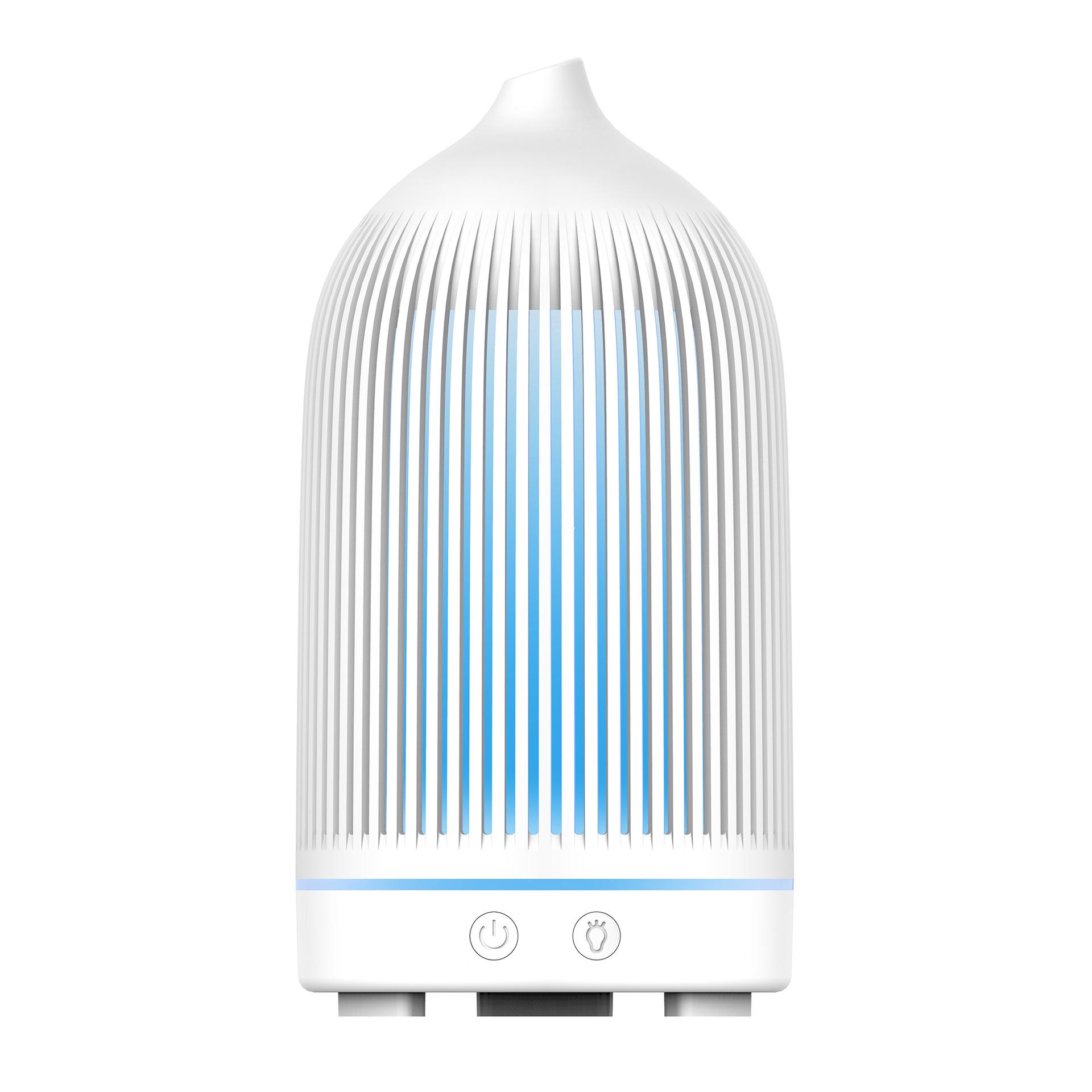 Diffuseur D'Arômes Creux 200 Ml, 24 V, Humidificateur Ultrasonique Électrique Avec 7 Couleurs Led, Arrêt Automatique En Cas De Manque D'Eau, Idéal Pour La Maison, La Chambre Et Le Yoga.