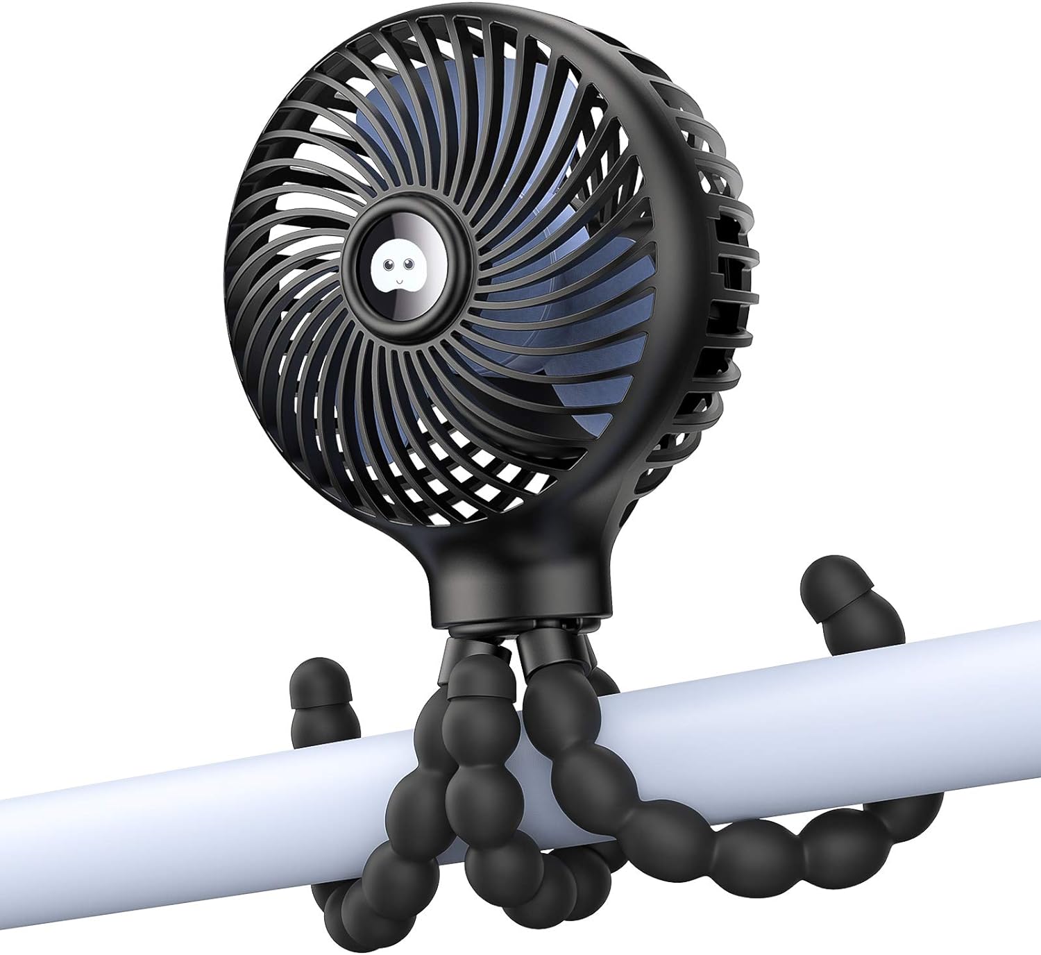 Ventilateur Usb (piles Non Incluses), Mini Ventilateur Silencieux, Ventilateur Pour Poussette, Avec Trépied Flexible, Portable, 3 Vitesses Réglables, Pour Le Camping, Le Bureau, Le Sport, Les Voyages,