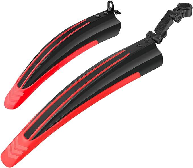 Garde-boue De Vélo 26" Pour Vtt, Entièrement Recouvert, Avec Système De Fixation Rapide Et Pièces Détachées Pour Équipement De Pluie.