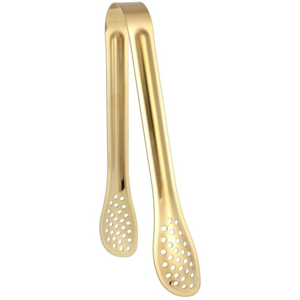 Ensemble De 4 Pinces De Cuisine En Acier Inoxydable Avec Poignées Ergonomiques - Pour Le Sucre, La Crème Glacée, Les Salades, Les Fruits, Le Pain, Les Gâteaux, Les Rôtis Dorés