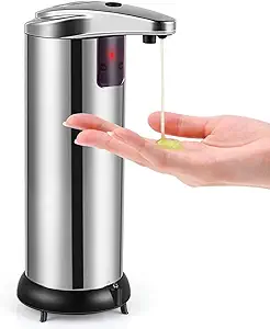 Distributeur De Savon Électrique À Induction En Acier Inoxydable