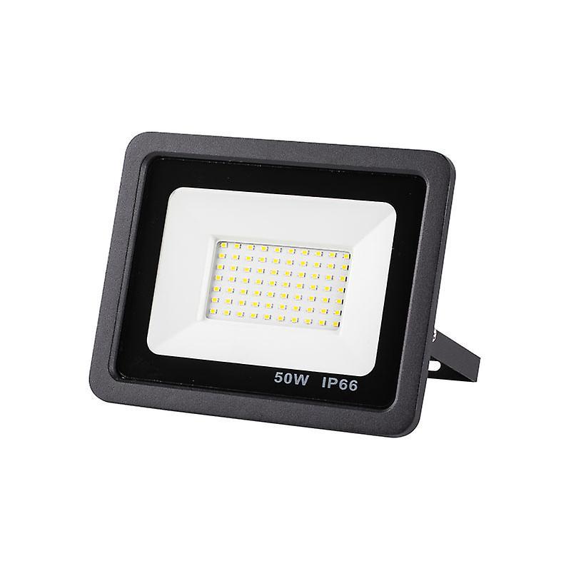 Projecteur Led Extérieur 50 W 4000 Lm Avec Spot Blanc Froid 6500 K, Étanche Ip66, Éclairage De Sécurité Pour Chantiers Et Jardins, Ga Outdoor Light