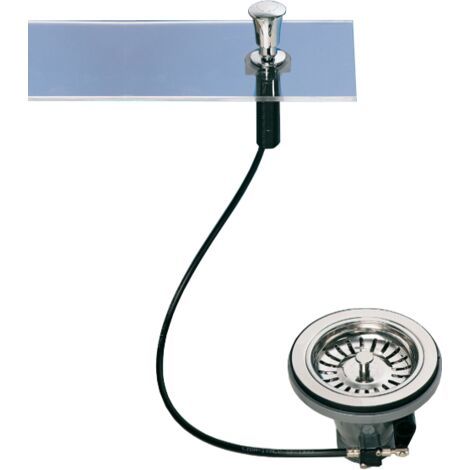 Bonde Évier Sule Diamètre 90 Mm, Automatique, Avec Poignée Lira