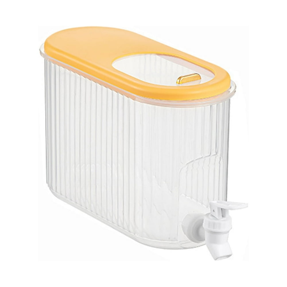 Distributeur De Boissons En Verre Avec Support, Bonbonne En Verre De 3,5 L, Distributeur De Boissons Pour Les Fêtes, Bouilloire Froide Avec Robinet Pour Réfrigérateur, Bocal À Thé Glacé, Distributeur