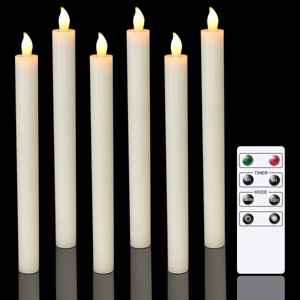 Lot De 6 Guirlandes Lumineuses Led À Piles Avec Télécommande Et Minuterie, Real W