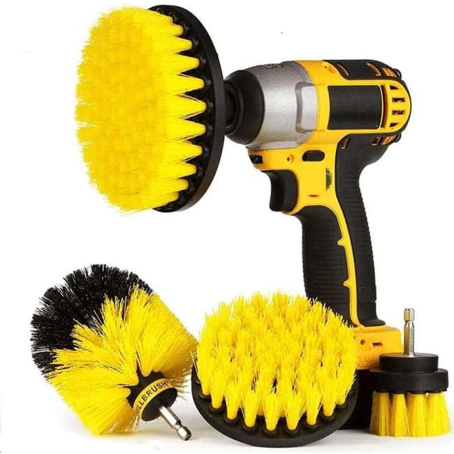 Brosse De Nettoyage Pour Perceuse : Pour Nettoyer Les Carreaux De Salle De Bain, De Piscine, Les Briques Et La Céramique (tête De Brosse Uniquement) (sku Produit : 96442678 Sku Offre : Lehua25.5.19-6