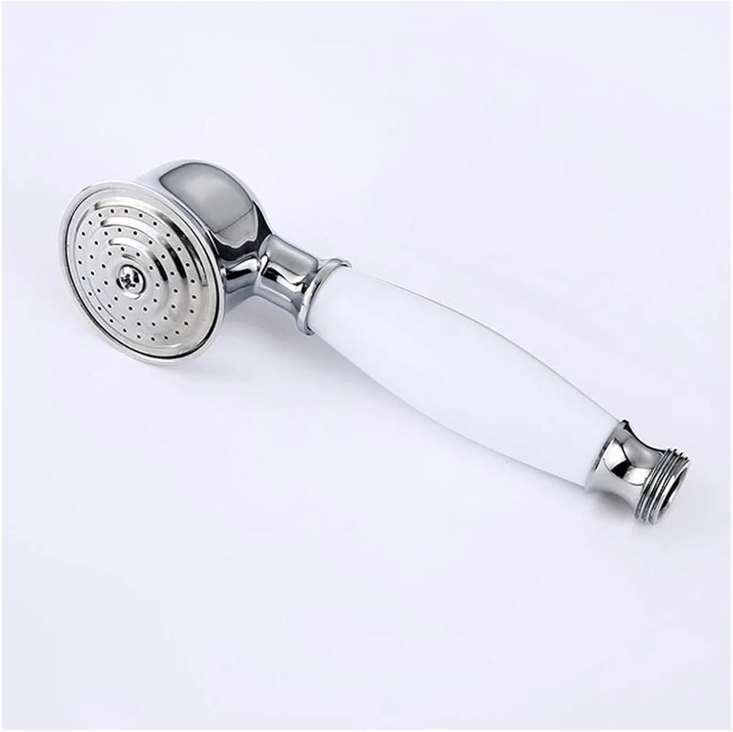 Buse De Douchette Électrolytique + Petite Douchette À Main En Porcelaine Blanche [cuivre]