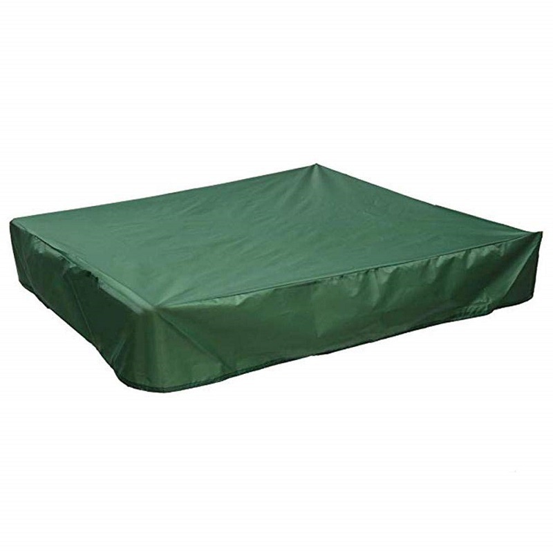 Housse De Protection Anti-poussière Pour Bac À Sable, Imperméable, Verte, 120 X 120 Cm