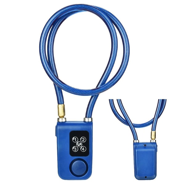 Cadenas Stöldskydd Étanche, Compatible Bluetooth, À Code Intelligent, Alarme De Porte De Vélo, Cadenas Suspendu