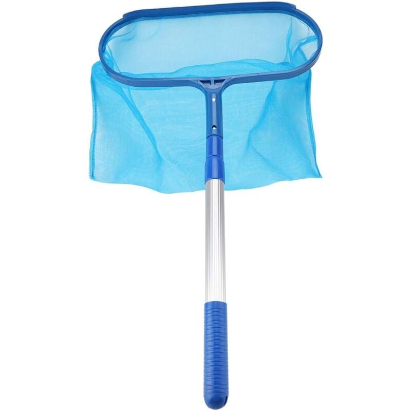 Épuisette À Feuilles Pour Piscine Avec Manche Télescopique，filet À Mailles Fine，outils De Nettoyage De Piscine